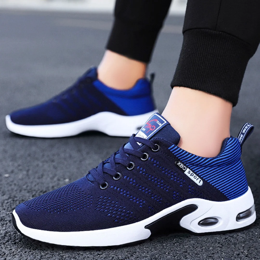 Hot New men Shoes trend men's shoes breathable lace-up running shoes Korean version light casual sports shoes - AliExpress 322 - Image 5