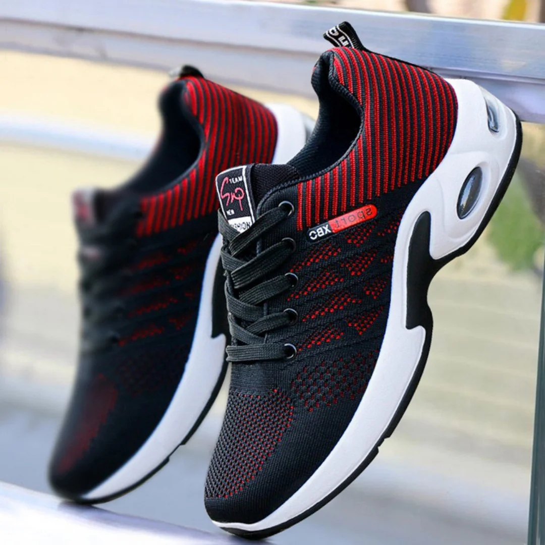 Hot New men Shoes trend men's shoes breathable lace-up running shoes Korean version light casual sports shoes - AliExpress 322 - Image 2